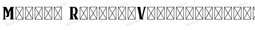 Meddle RegularVersion字体转换